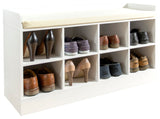 Kempton shoe bench white