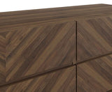 Catania 3+3 Drawer Chest Royal Walnut