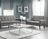 SCALA WHITE MARBLE TOP COFFEE TABLE