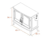 Adam Woodhouse Electric Stove in Pure White