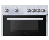 New World NWTC60CW 60cm Twin Cavity Electric Cooker with Ceramic Hob