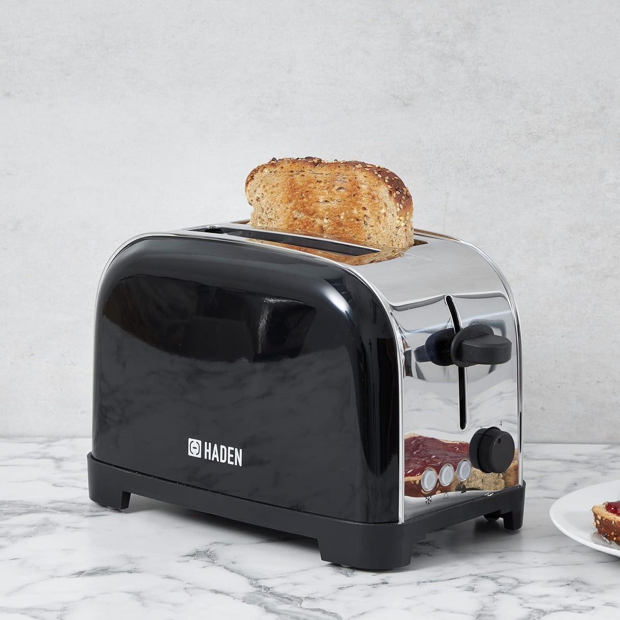 Iver 2 Slice Toaster Black