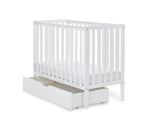 Bantam Space Saver Cot, Under Drawer & Eco Plus Foam Mattress-White