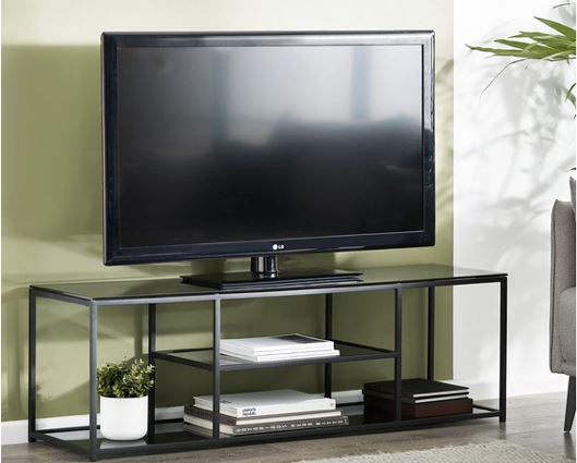 CHICAGO TV UNIT SMOKED GLASS