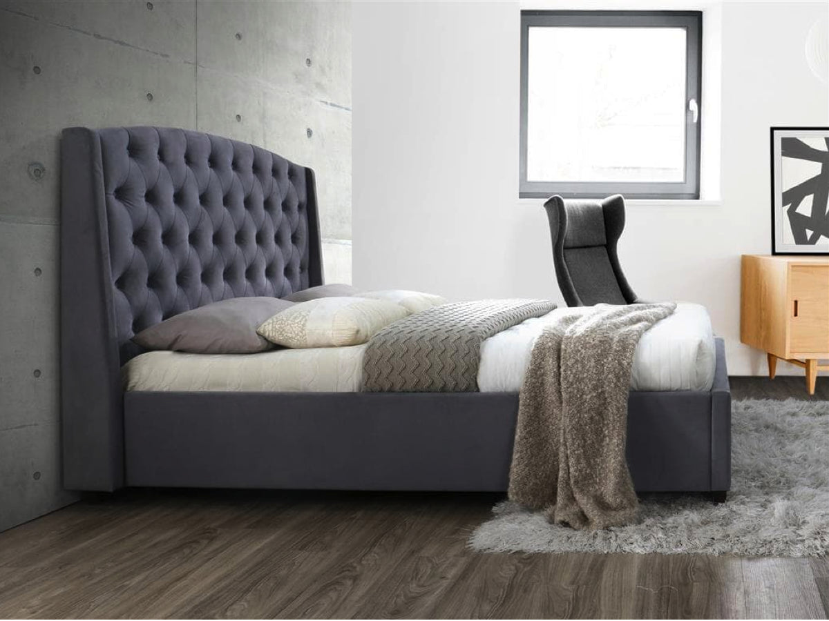 Balmoral Double Bed - Grey