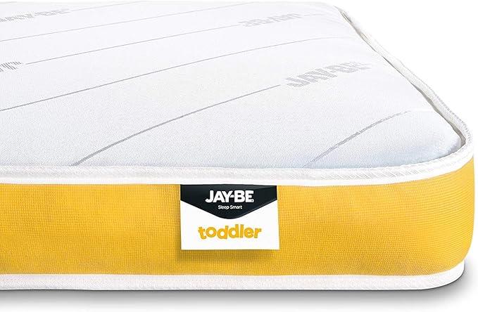 Jay-Be Toddler Anti-Allergy Foam Free Micro e-Pocket Sprung Mattress - Suitable for 2+ years of age