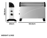 Daewoo White Convector Heater 2000W