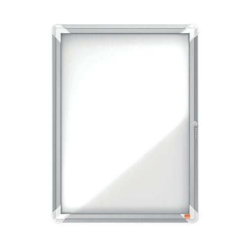 Nobo Premium Plus Outdoor Magnetic Lockable Notice Board 494x667x45mm 4xA4 1902577