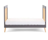 Maya Mini Cot Bed - Slate with Natural
