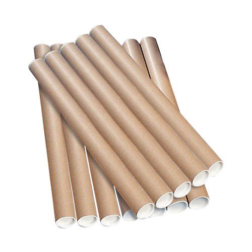 Postal Tube 760x76mm Brown Kraft (Pack of 12) PT-076-15-0760