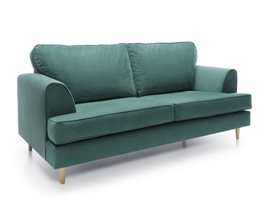 Harper 3 Seater - Forest Green