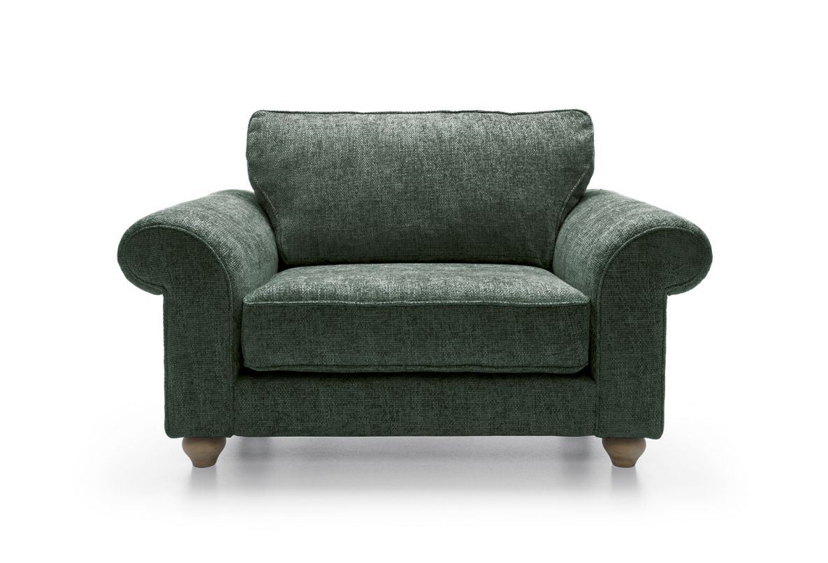 Ingrid Love Seat - Jungle Green