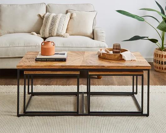 BROOKLYN OAK NESTING COFFEE TABLES