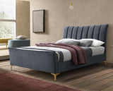 Clover Double Bed - Grey