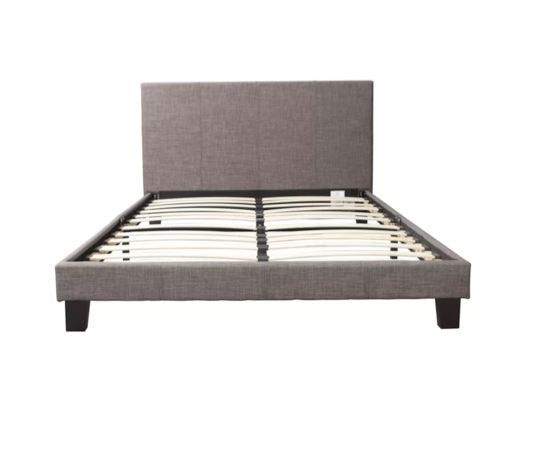 Berlin Double Bed - Grey