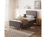 Ashbourne 90cm Ottoman Dark Grey