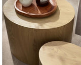 Toba Oval Nest of Tables Light Oak