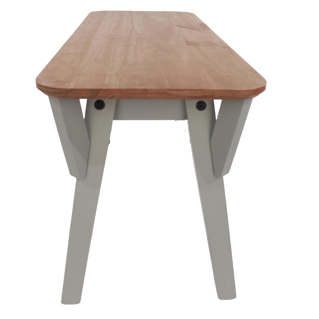 Corona Grey 120cm kitchen table & 2 bench set