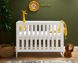 Nika Mini Cot Bed - White Wash