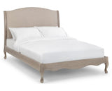 Camille Double Bed - Oatmeal