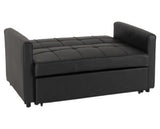Astoria Sofa Bed - Black Faux Leather