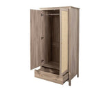 Willow 2 Door 1 Drawer Wardrobe