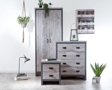 Boston 3 piece bedroom set grey