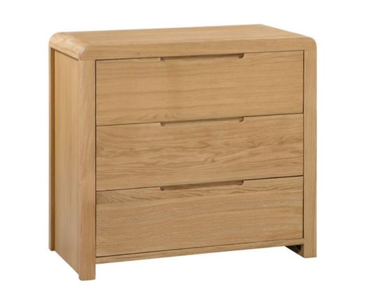 CURVE 3 DRAWER CHEST ASS