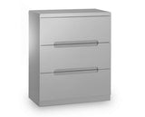 Manhattan 3 Drawer Chest - Grey