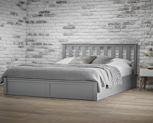 Oxford King Bed - Grey