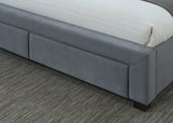 Hope Storage King Bed - Grey