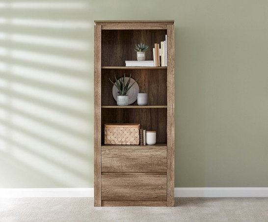 Canyon Oak Bookcase