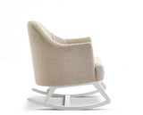 Round Back Rocking Chair - Oatmeal