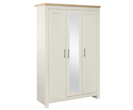 Highgate 3 Door Wardrobe With Mirror