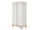 Astrid Double Wardrobe - White