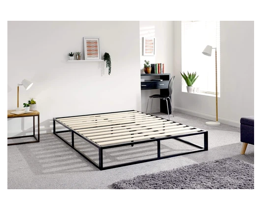 platform bed 120cm black