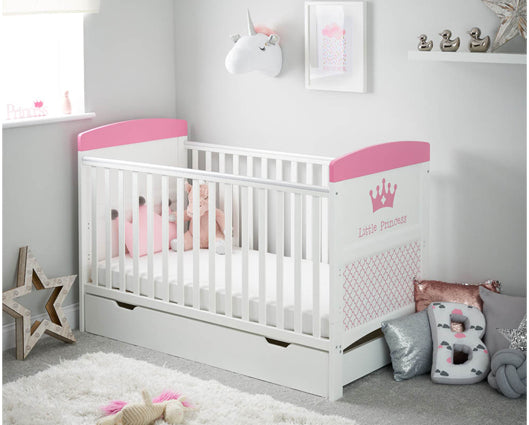 Grace Inspire Cot Bed & Under Drawer - Little Princess