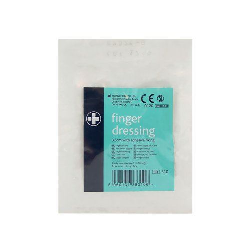 Reliance Medical Finger Dressing Adhesive Fixing 35mm (10 Pack) 310