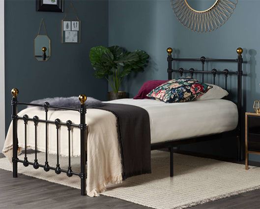 Atlas Single Bed - Black