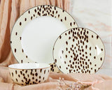 12pc Poodle & Blonde Tottenham Dalmation Dinner Set