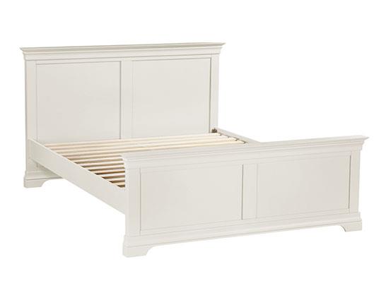 BORDEAUX 5' HIGH END BED - IVORY