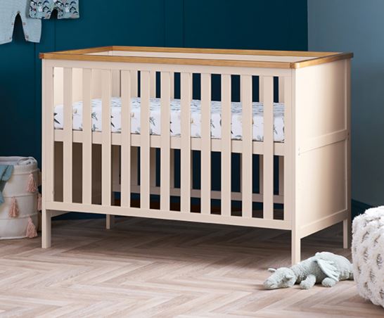 Evie Mini Cot Bed - Cashmere