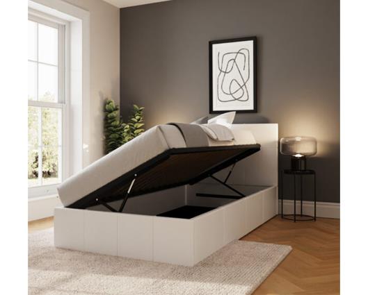 Sage Side Lift Ottoman 90cm White
