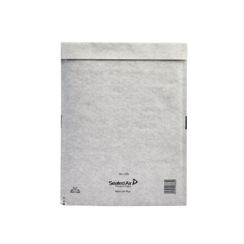 Mail Lite + Bubble Lined Postal Bag Size H&#47;5 270x360mm Oyster White (Pack of 50) 103025660