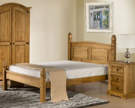 Corona LFE Double Bed - Pine