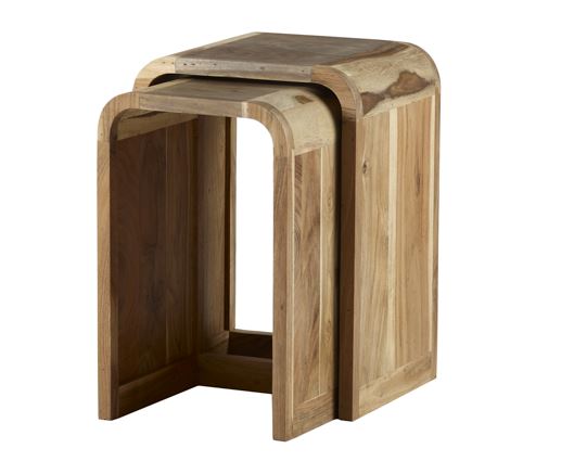 ASPEN NEST OF 2 TABLES WOODEN