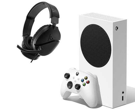Xbox Series S 1TB Console with Turtle Beach Recon 70 Black Headset