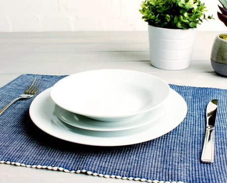 12pc Day to Day White Dinner Set