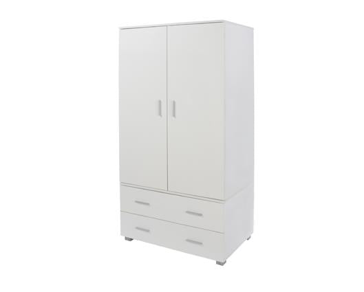 Lido 2 door, 2 drawer low wardrobe