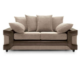 Dino 3 Seater- Brown & Beige